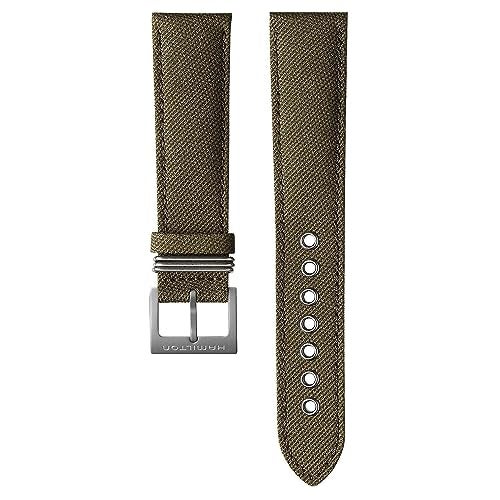Hamilton Watch Khaki Field Mechanical | Swiss Made | 38mm Stainless Steel Case | Green Dial Analog Watch | Green Canvas Strap (Model: H69439363) - Image 2