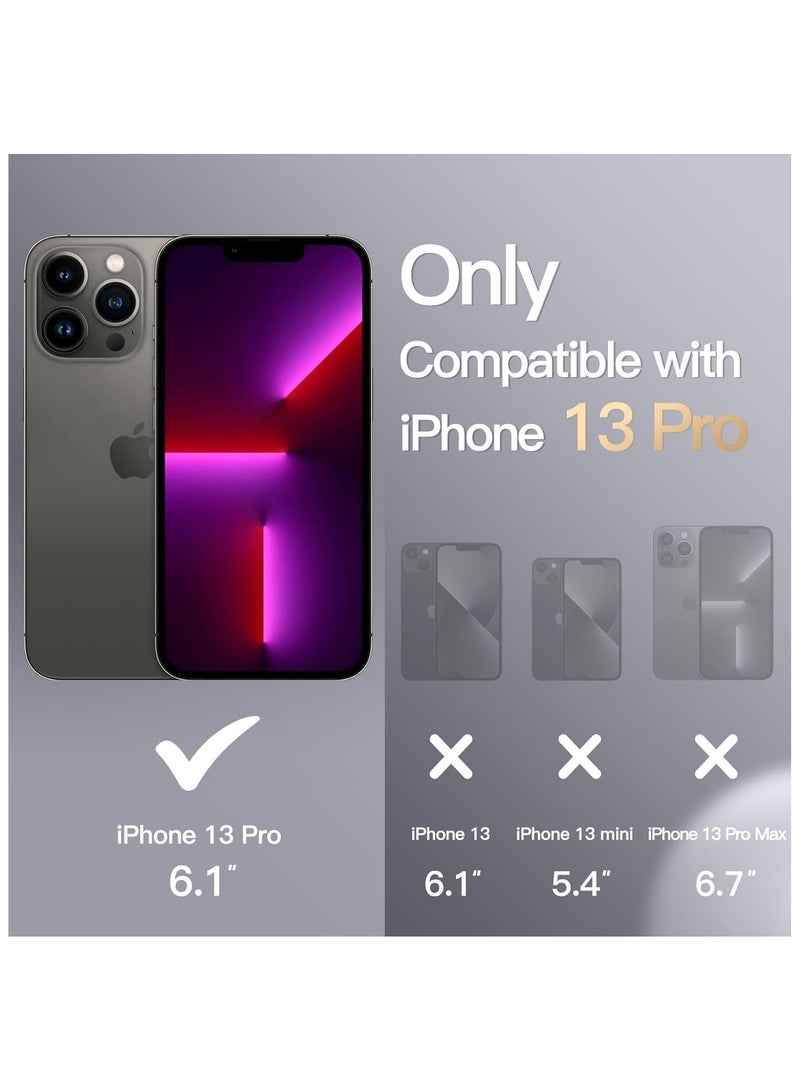 أكاليكس جراب متوافق مع iPhone 13 Pro، جراب هاتف نحيف واقٍ من السيليكون السائل مقاوم للصدمات مع بطانة من الألياف الدقيقة المضادة للخدش، 6.1 بوصة (أحمر غامق) - Image 2