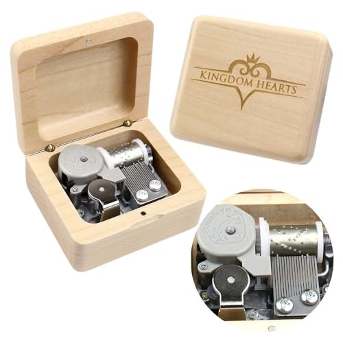 Sinzyo Music Box Vintage Musical Boxs Gift for Birthday Valentine's Day Christmas Day(Maple Wooden Box) - Image 1