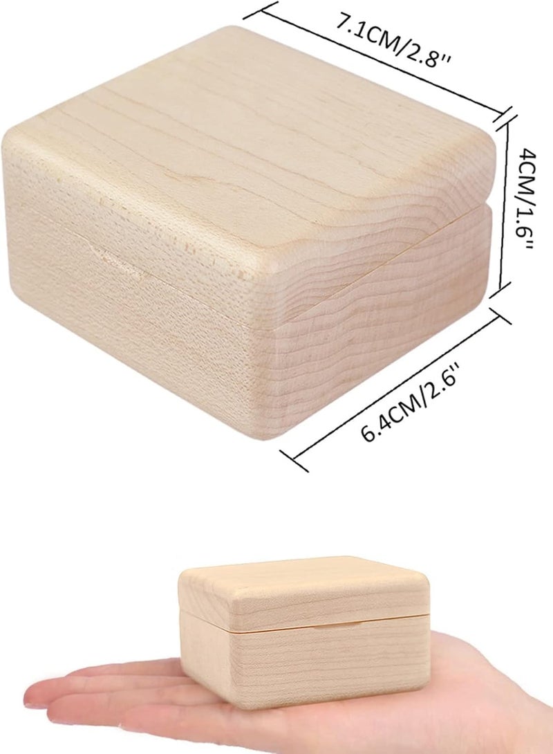 Sinzyo Music Box Vintage Musical Boxs Gift for Birthday Valentine's Day Christmas Day(Maple Wooden Box) - Image 5