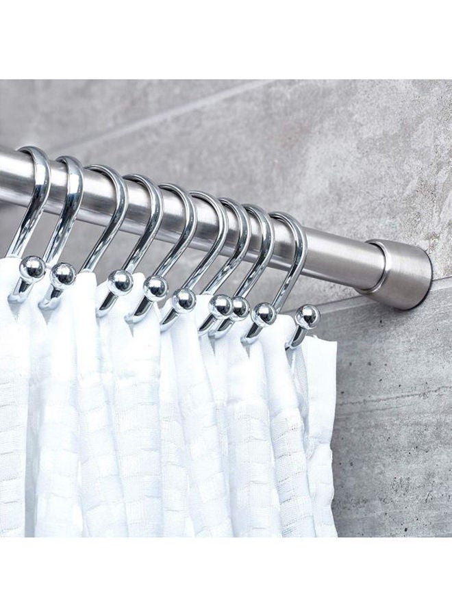 NIBEMINENT Forma Shower Curtain Silver Medium - Image 5