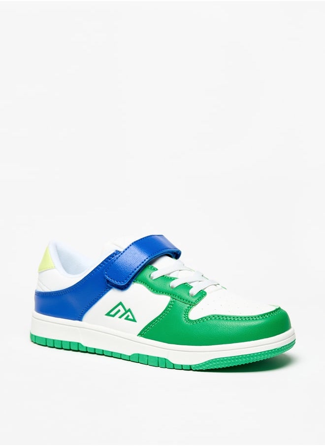 Oaklan by Shoexpress - Boys Panelled Sports Shoes With Hook And Loop Closure - Image 1