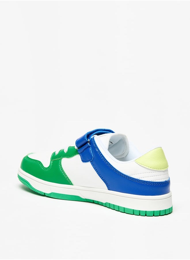 Oaklan by Shoexpress - Boys Panelled Sports Shoes With Hook And Loop Closure - Image 1
