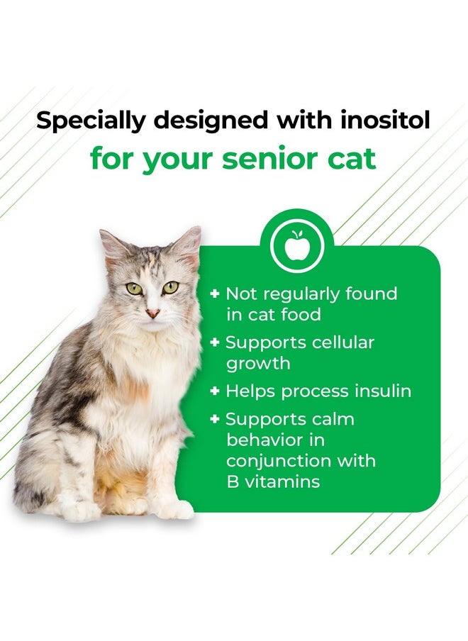 VetriScience Laboratories - Nu Cat Senior Multivitamin With Lysine For Cats  30 Chews  Cat Supplements & Vitamins Designed To Support Heart, Eye And Brain Function, Immunity And Liver Health In Senior Cats - Image 1