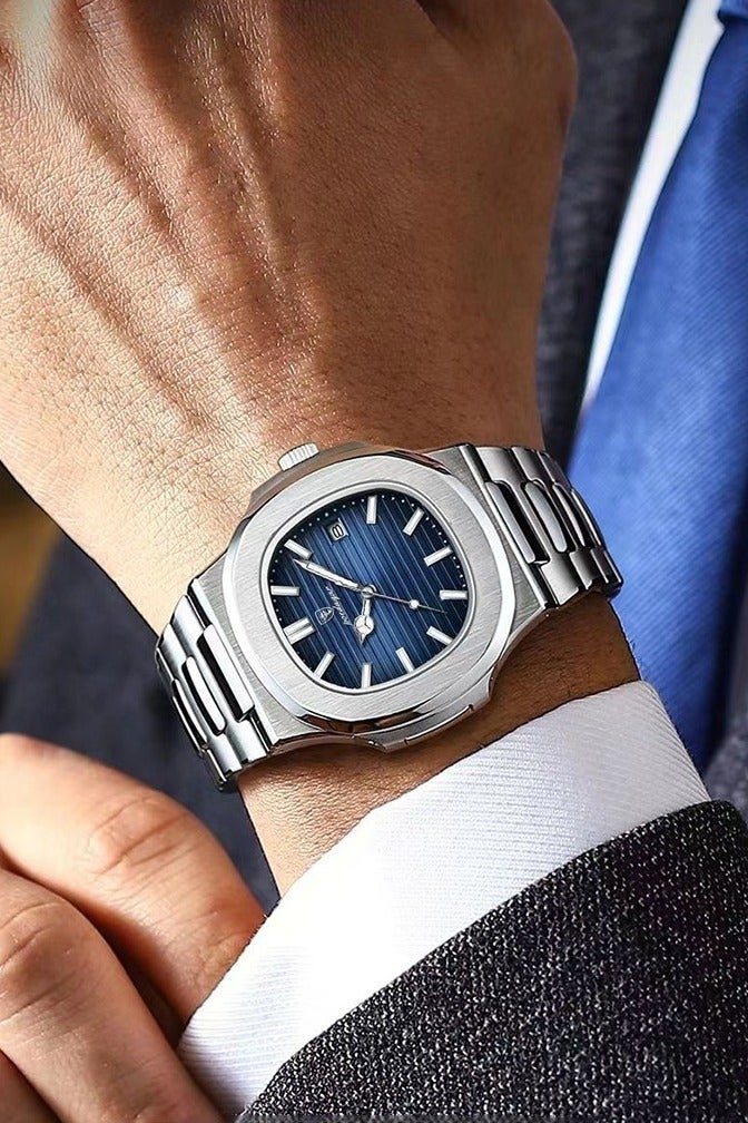 POEDAGAR Man Watch Waterproof Luminous Men's Watch Quartz-41mm - Image 4