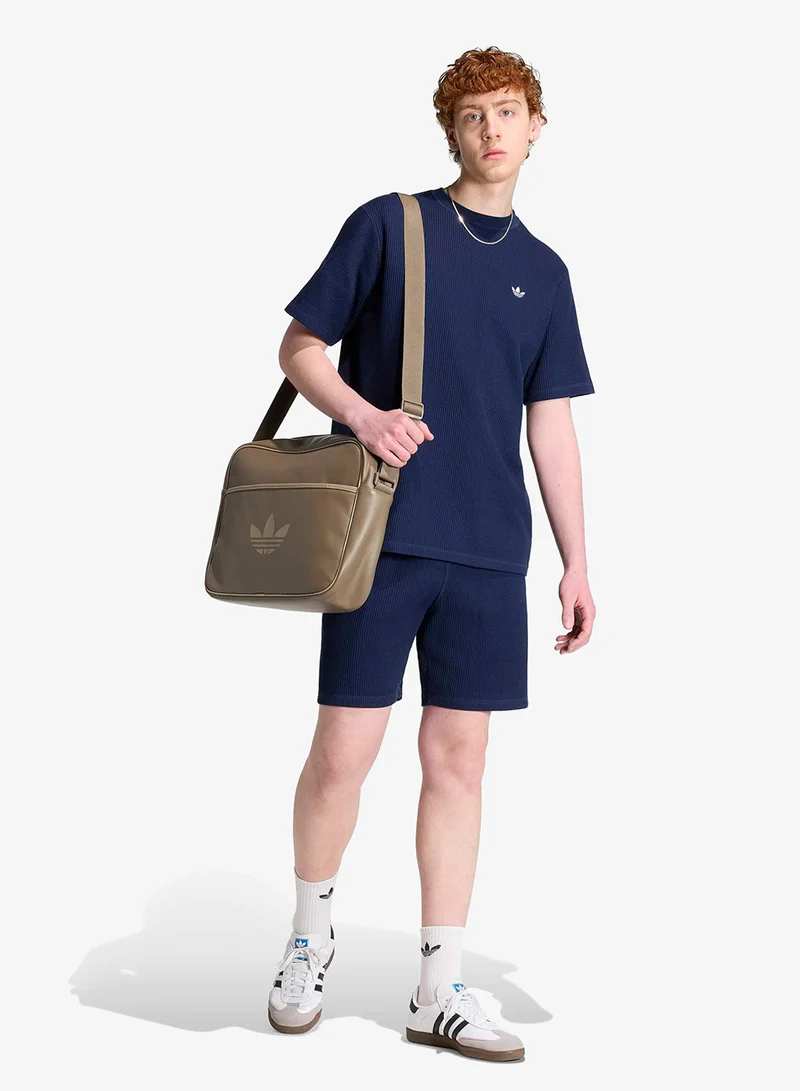 Adidas Originals NINDIG Trefoil Essential Waffle T-Shirt for Men | Best Price UAE