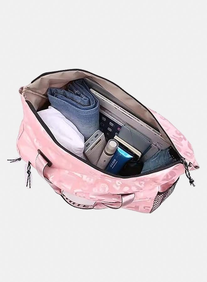 Water Resistant Travel Duffel Bag for Men & Women | Convertible Travel & Sports Backpack with Shoe Compartment & Easy Front Pocket | Travel Luggage Bags-Peach - Image 2