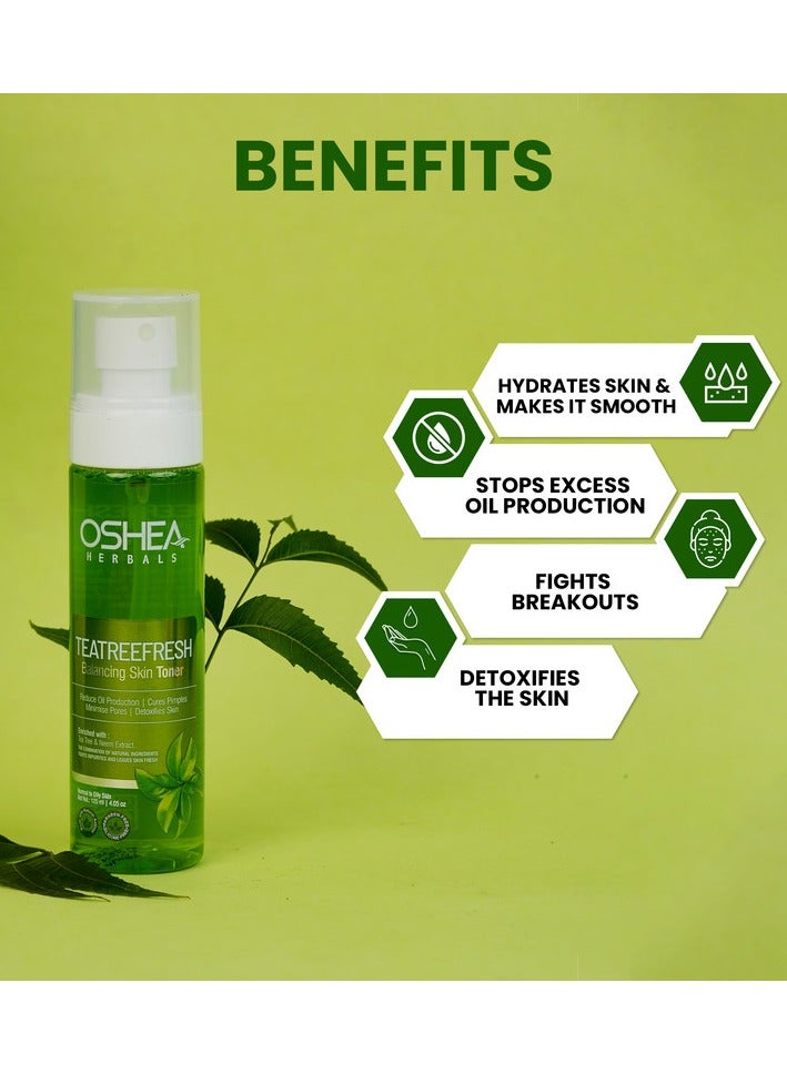 OSHEA Herbals Teatree Fresh Skin Toner 120 ml - Image 2
