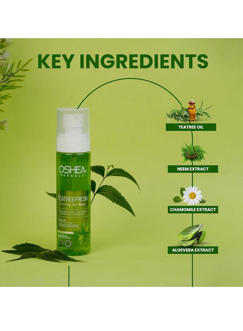OSHEA Herbals Teatree Fresh Skin Toner 120 ml - Image 3