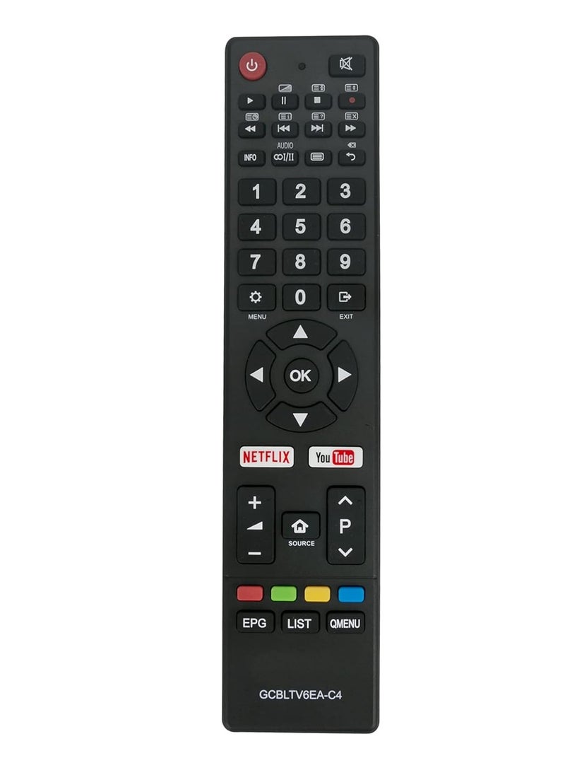 ELTRAZONE New Replacement Remote Control, Remote Control Fit, Universal Remote Control Compatible with Saba JVC RM-C3312 LT-43HW95U LT-49HW95U LT-49HW95U LE40PV19 UGV50G5S-ESI UGV43G5S-ESi  - Image 1