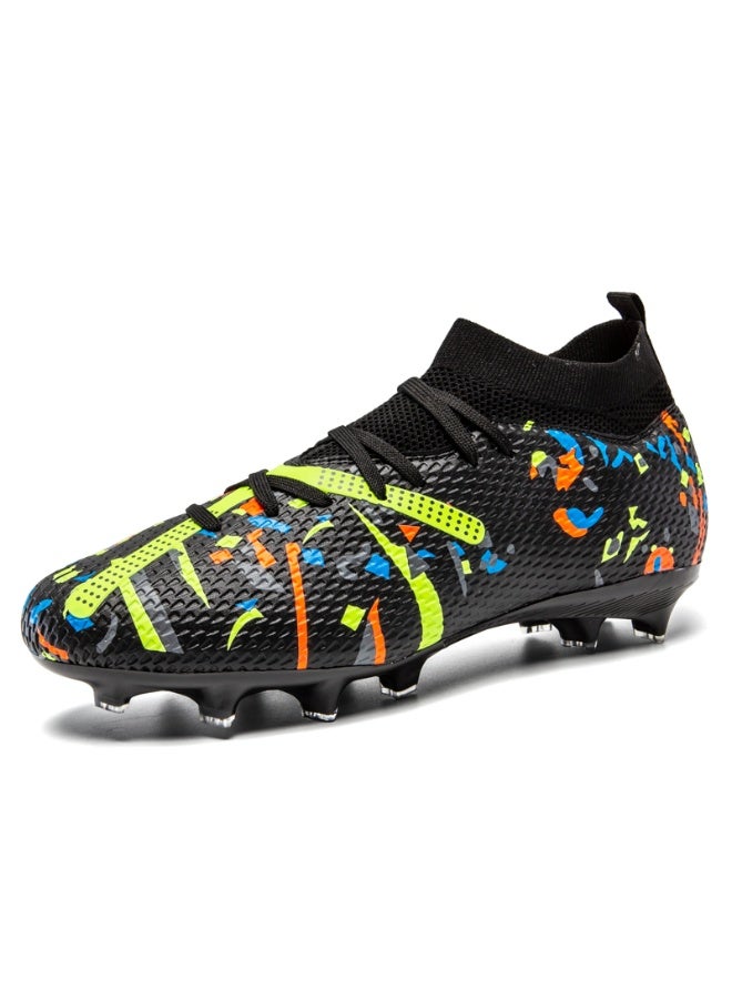New Men Kids Soccer Shoes Cleats Football Boots Sports Long Studs Turf Shoes for Training Competition - Image 1