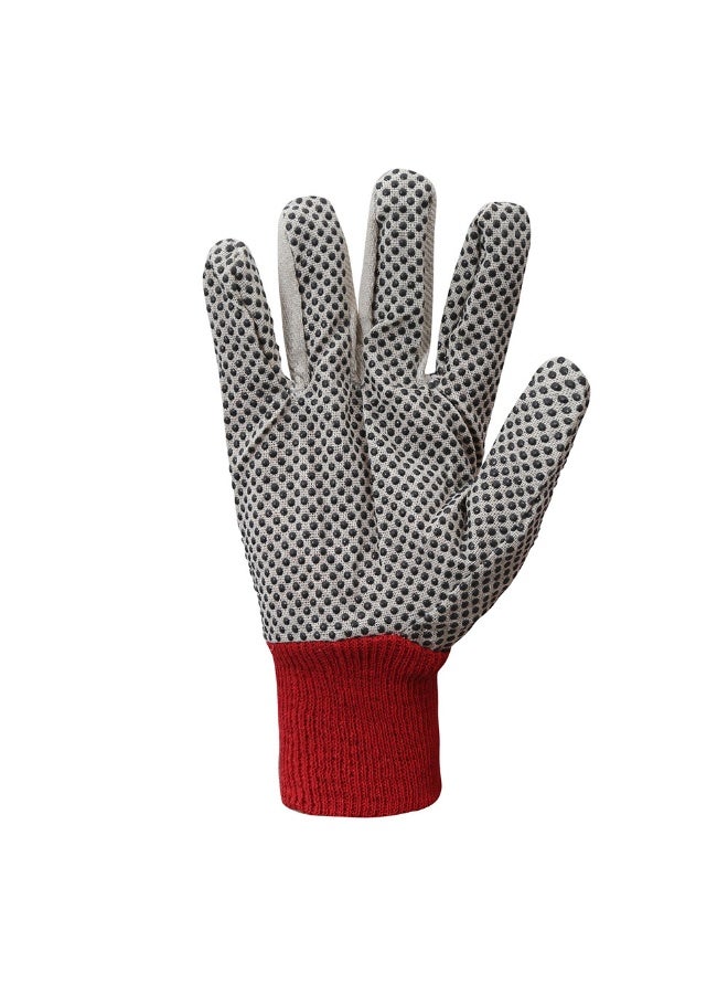 Vaultex Vaultex VDA PVC Dotted gloves White/Red, 1147gm/Pack 12Pairs/Pack  - Image 2