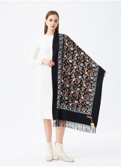 Sky cashmere Embroidered Shawl  - Image 2