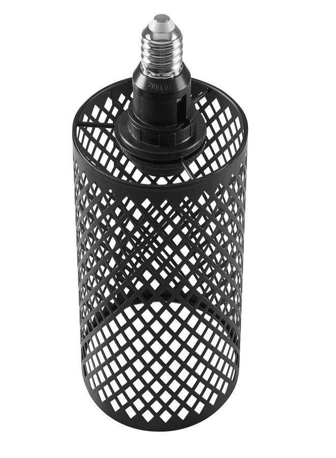 WOERFU E26 to E26 Edison Light Fixture Vintage Black Metal Cage Light for Wall Sconce Pendant Floor Lamp & Ceiling Light Fixture - Image 1