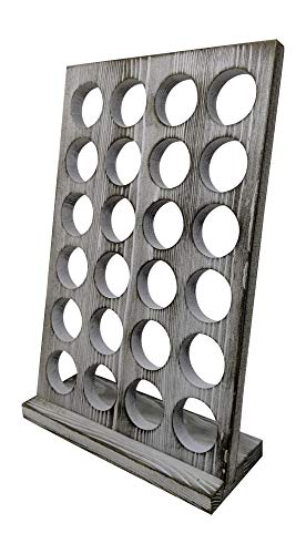 Giannas Home Gianna's Home Rustic Farmhouse Country Distressed Wood Coffee Pod Holder For K-Cups, 24 Capacity (Rustic White) - Image 3