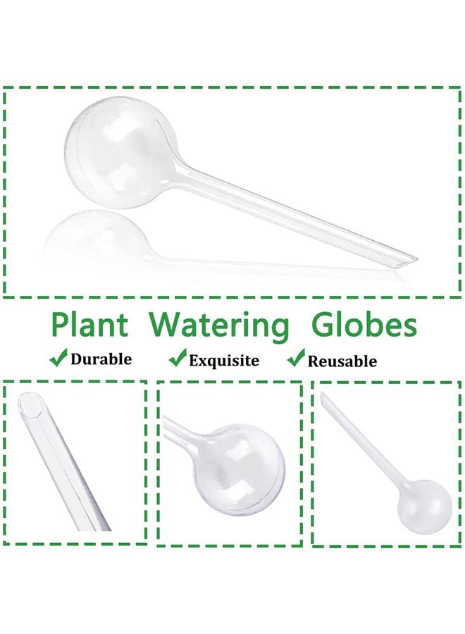 LAMAY 10PCS Plant Automatic Watering Devices, Clear Plastic Self-Watering Bulbs Flower Automatic Watering Device While Away Garden Waterer for Plant Indoor Outdoor (Size : CLEAR) - Image 3