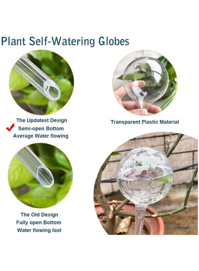 LAMAY 10PCS Plant Automatic Watering Devices, Clear Plastic Self-Watering Bulbs Flower Automatic Watering Device While Away Garden Waterer for Plant Indoor Outdoor (Size : CLEAR) - Image 2