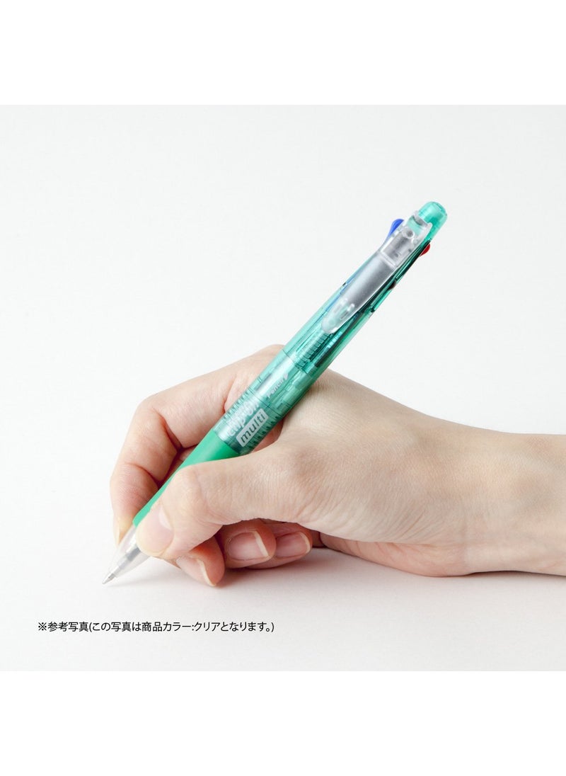 ZEBRA Zebra Clip-On Multifunctional Pen, Non-Color Clear Barrel (B4SA1-C)  - Image 2