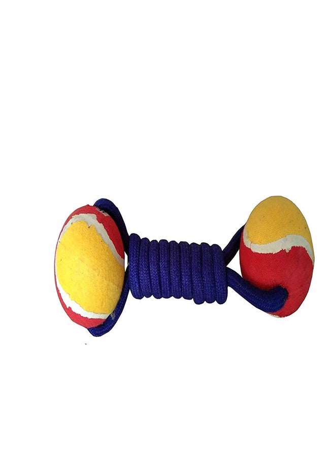 Pet Believe Combo of 3 Durable Pet Teeth Cleaning Chewing Biting Knotted Small Puppy Toys -100% Natural & Safe Cotton (Color May Vary) - Image 3
