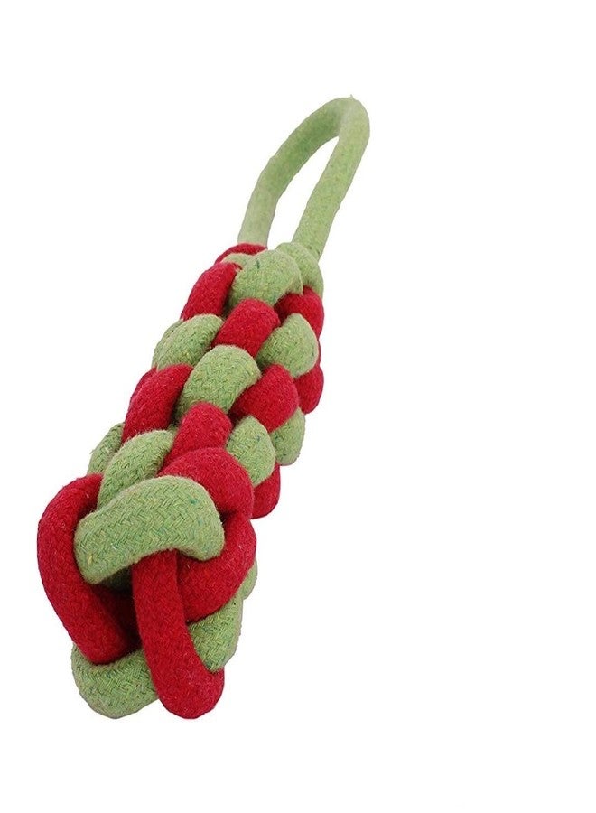 Pet Believe Combo of 3 Durable Pet Teeth Cleaning Chewing Biting Knotted Small Puppy Toys -100% Natural & Safe Cotton (Color May Vary) - Image 4
