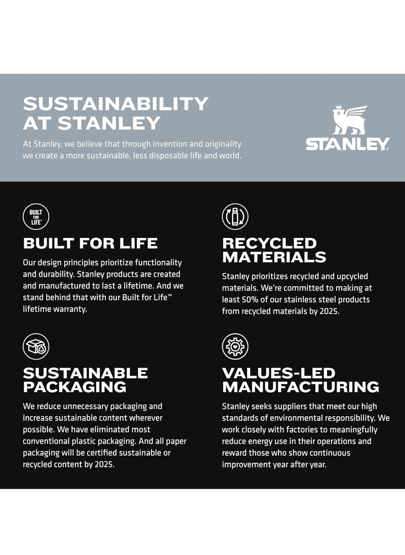 Stanley - Stainless Steel Vacuum Insulated Tumbler with Lid and Straw for Water, Iced Tea or Coffee, Smoothie and More, 30 oz - Image 1