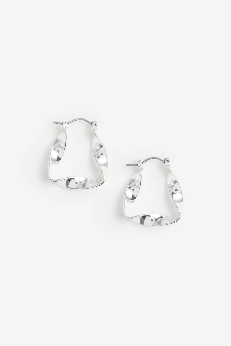 H&M Twisted hoop earrings