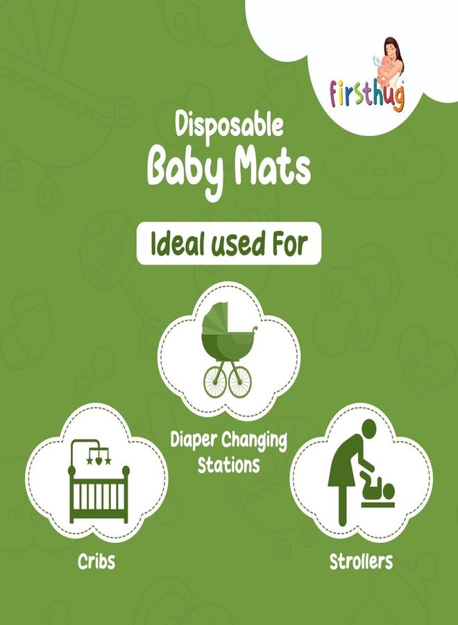 FIRSTHUG Baby Disposable Underpad | Changing Mats | Changing Pads | Waterproof Diaper | Breathable Underpads | Bed Protector with 100% Water Proof Non Slip Back Sheet -Size : 60 * 60 Cm (Pack of-1) - Image 4