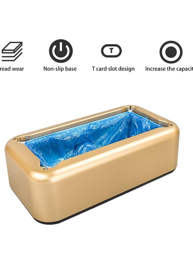 Eworld Automatic Shoe Cover Dispenser Machine with 100 Disposable Plastic Bags - Image 3