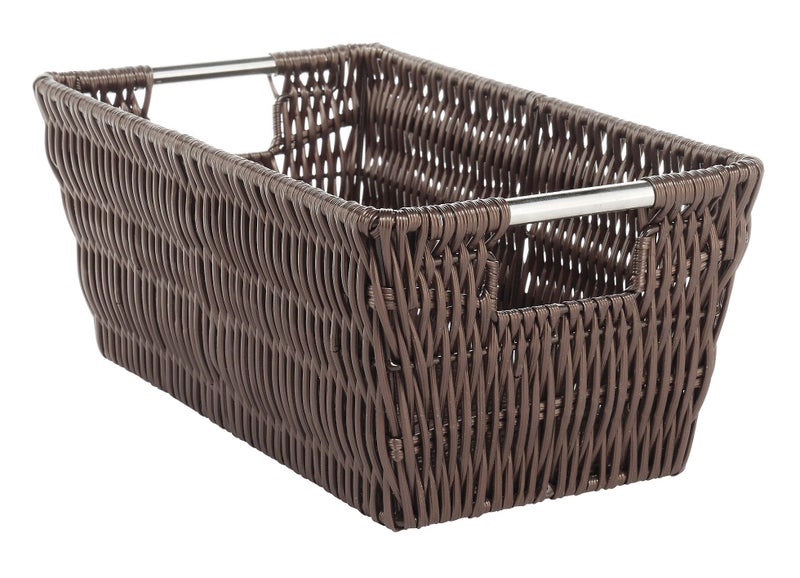 Whitmor Rattique Small Shelf Tote (6500-2712-JAVA) - Image 1