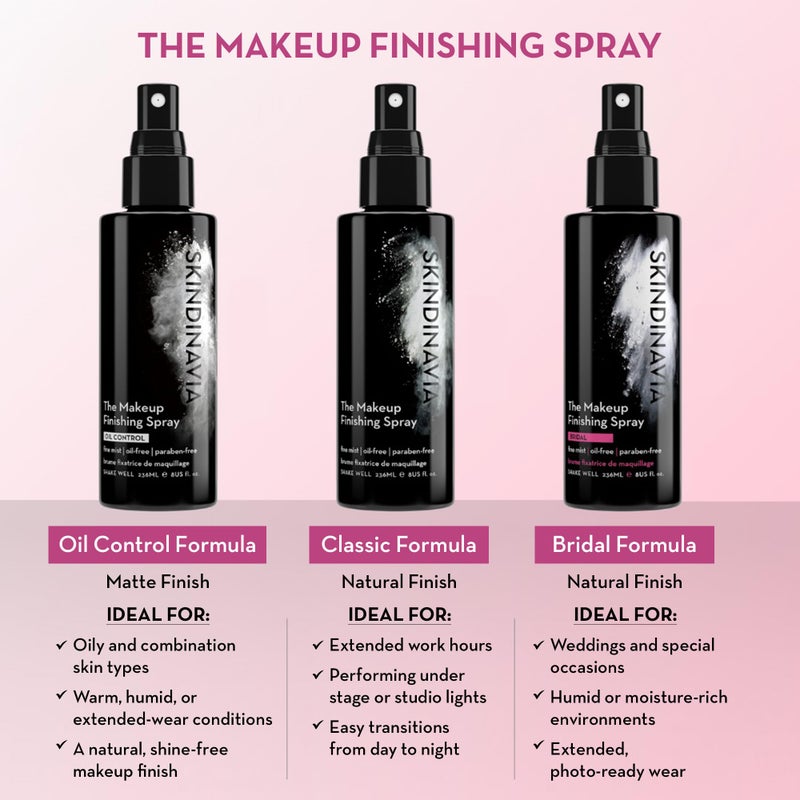 Skindinavia The Makeup Finishing Spray, Bridal Makeup Setting Spray, All-Day Wear, Long-Lasting Up to 16+ Hours, Heat-Resistant & Waterproof, Wedding Day, Bridal Shower Gift, 4.0 Oz - Image 3