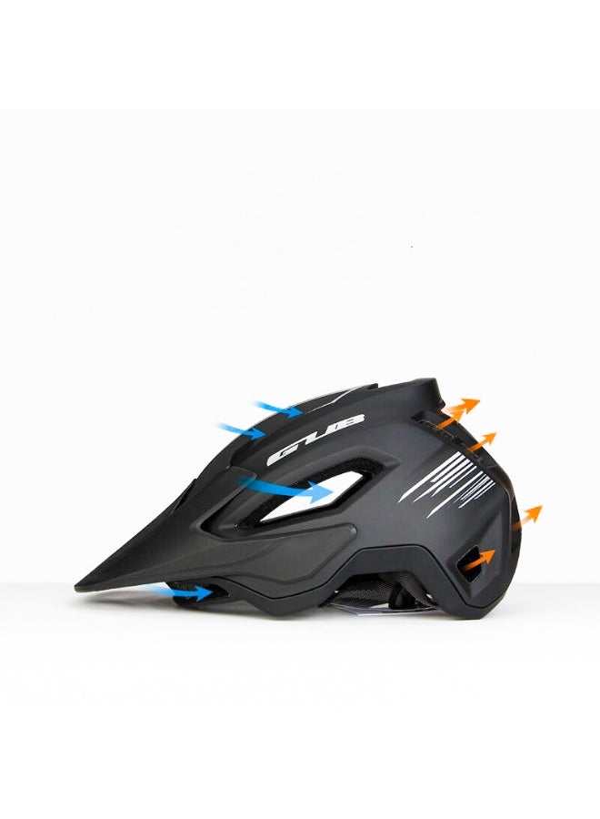 جي يو بي خوذة دراجة GUB F1 احترافية قابلة للتعديل بخفة تهوية عالية وحماية مزدوجة – معتمدة من CE أسود مقاس L - Image 2