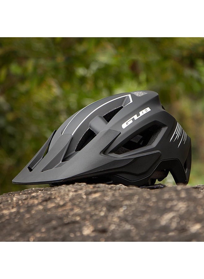 جي يو بي خوذة دراجة GUB F1 احترافية قابلة للتعديل بخفة تهوية عالية وحماية مزدوجة – معتمدة من CE أسود مقاس L - Image 3