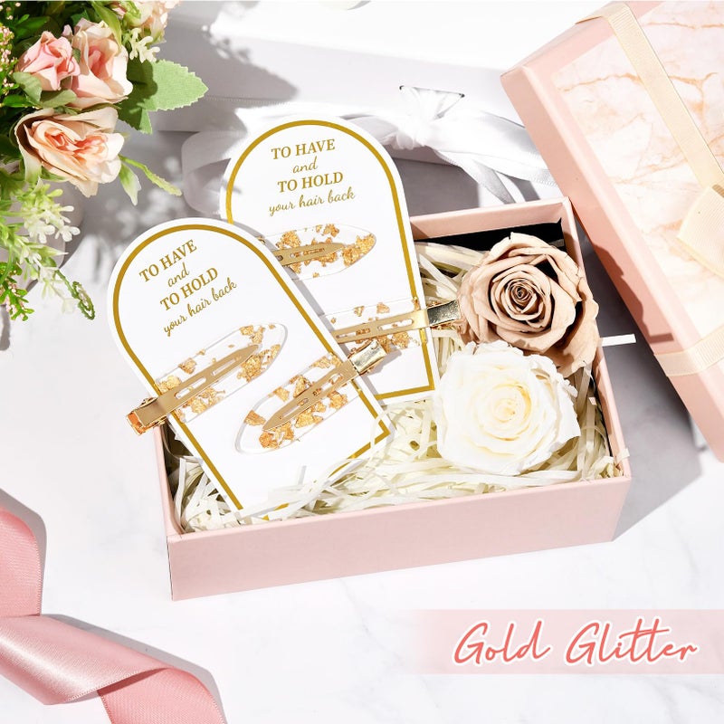Aileam 20PCS Bridesmaid Hair Clips, Creaseless Glitter Hair Clips for Bride Women Girls, Perfect Bridal Hairstyle Accessories - Image 5