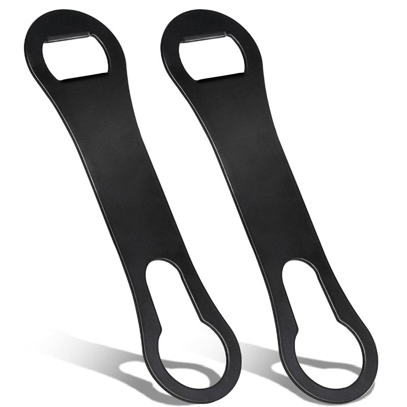 Sliverdew 2 Pieces Bottle Opener and Pour Spout Remover Flat Bar Key for Bartenders Stainless Steel Speed Opener Multifunction Dog Bone Wine Bottle Opener for Home Kitchen Party and Bar