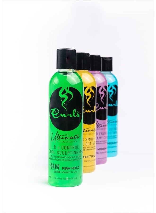 Curls The Ultimate Styling Collection B N Control Curl Sculpting Gel (Firm Hold), 8 Ounces,GREEN  - Image 2