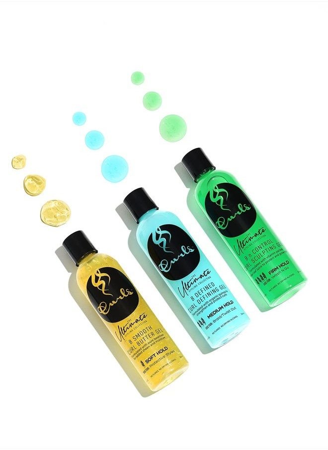Curls The Ultimate Styling Collection B N Control Curl Sculpting Gel (Firm Hold), 8 Ounces,GREEN  - Image 5