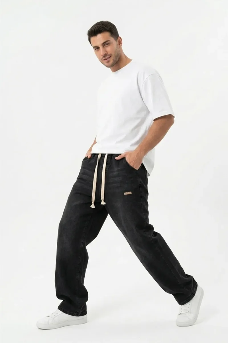 بيغ دارت BDART Elastic Waist Denim Pants