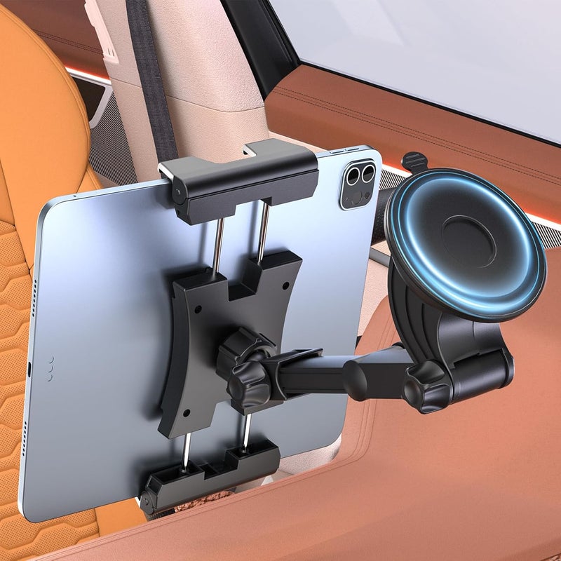 OHLPRO Universal 360° Rotation Tablet Holder for Car with 18 cm Extendable Arm and Washable Suction Cup - Image 1