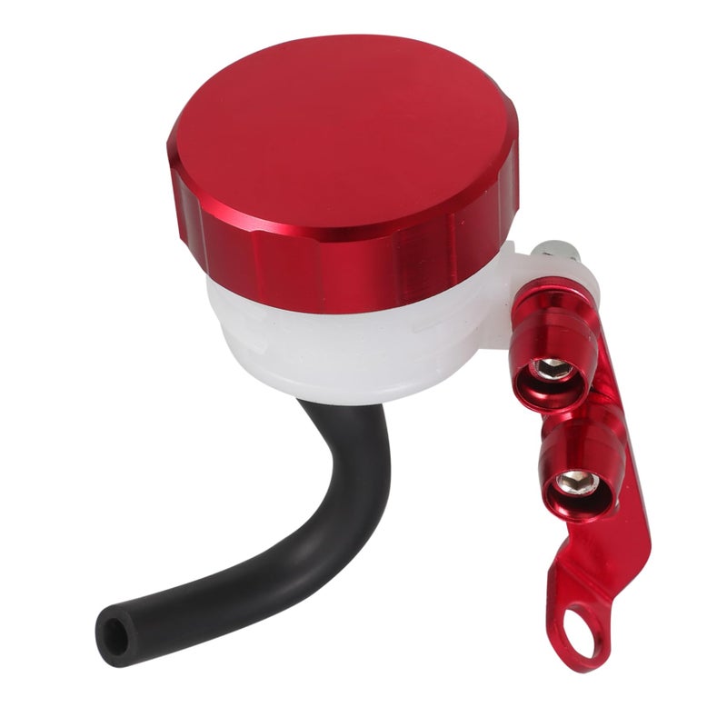 Red CNC Aluminum Motorcycle Brake Fluid Reservoir Cup Oil Tank Accessory - Image 2