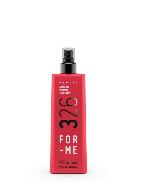 FOR ME - 326 SHINE ME BRIGHTLY CURL SPRAY 200 ML | Volume control and Maximum Shine | SPECIFIC FOR CURLY HAIR