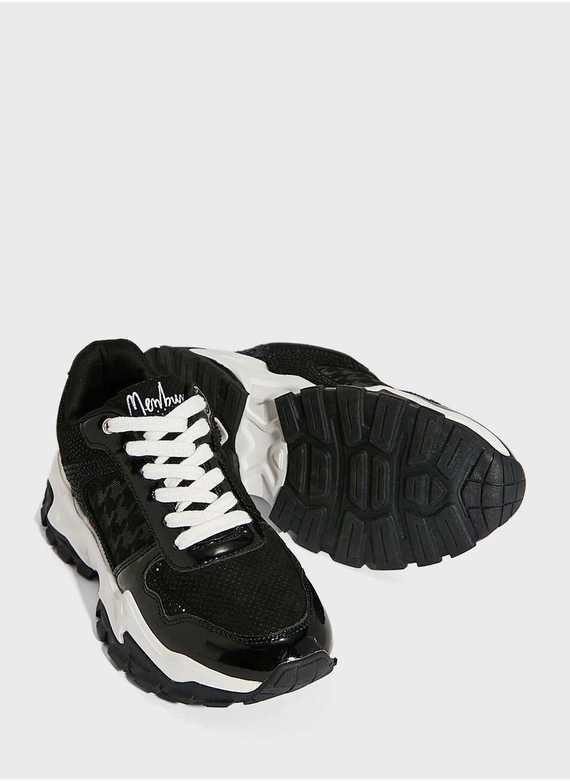 MENBUR Lace Up Low Top Sneakers  - Image 3