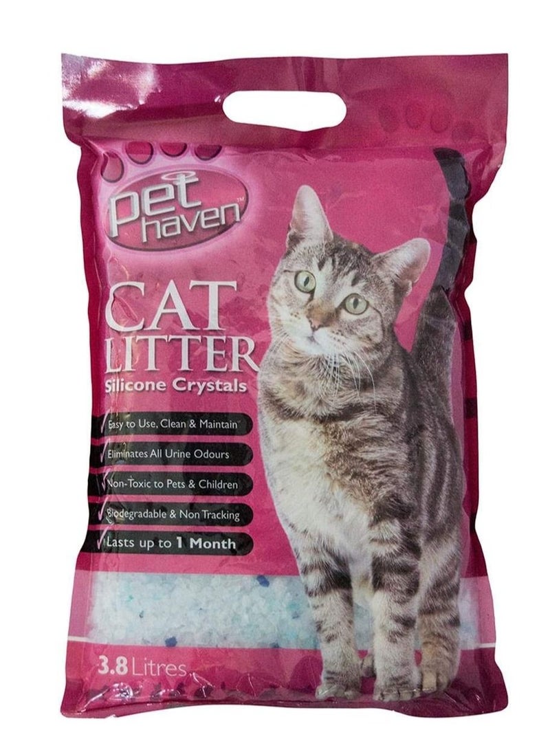 Pet Haven Cat Litter Silicon Crystal  3.8 L - Image 2
