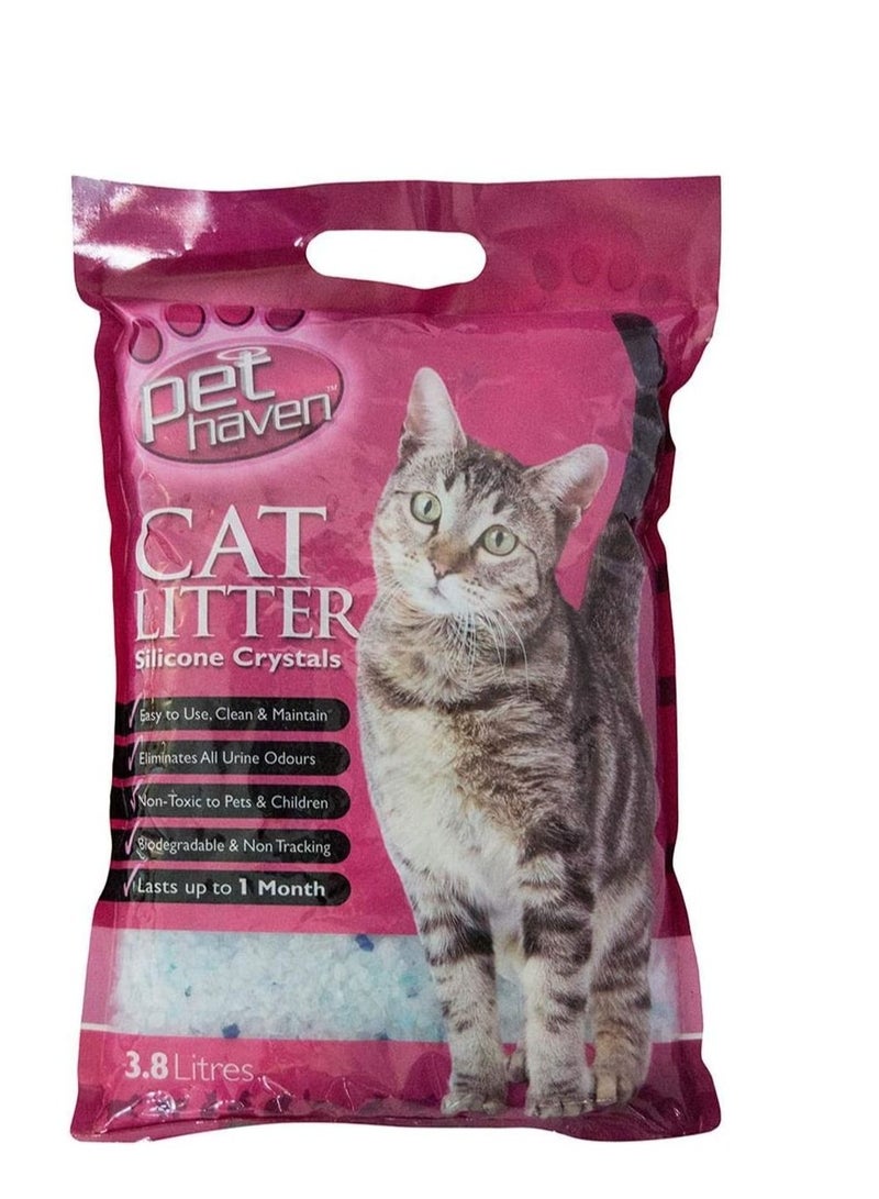 Pet Haven Cat Litter Silicon Crystal  3.8 L - Image 1