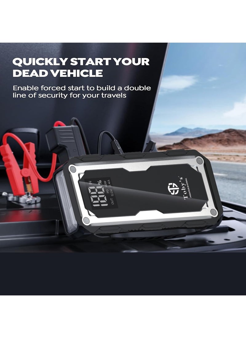 Toby's Toby's X15 Jump Starter for Cars 16000mAh and 59.2WH Power Bank for Electronic Devices  - Image 3