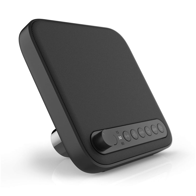 Pure Enrichment Pure Enrichment Wave Premium Sleep Sound Machine with USB Charger  Seamless Looping with 6 Soothing AllNatural Sounds  AutoOff Timer  Easily Portable for Travel Black Patented Design