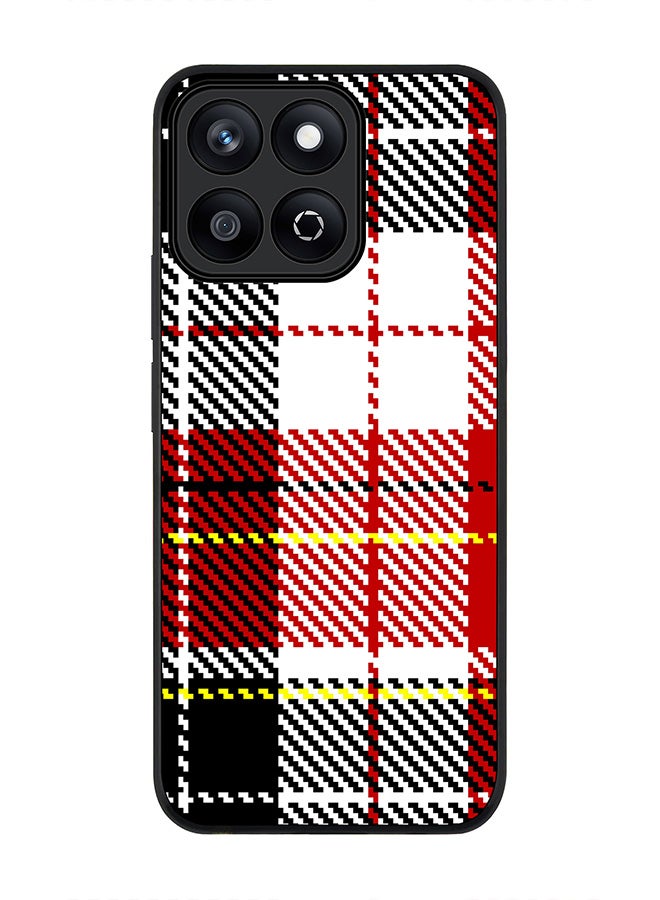 Stylizedd For Honor X7c 4G Case,Slim fit Camera Protection, Shockproof Thin Phone cover  - English Flannel - Image 1