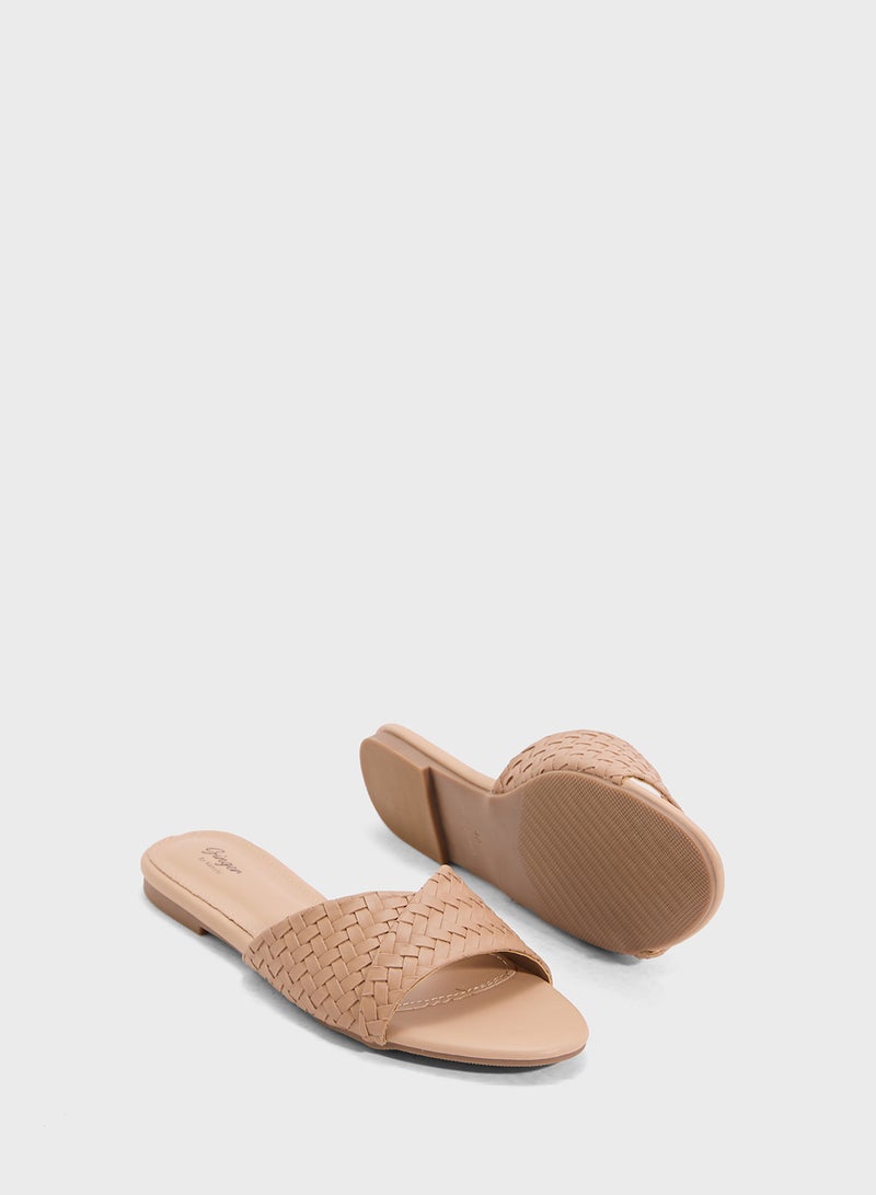 Ginger Ladies Flat Sandal - Image 3