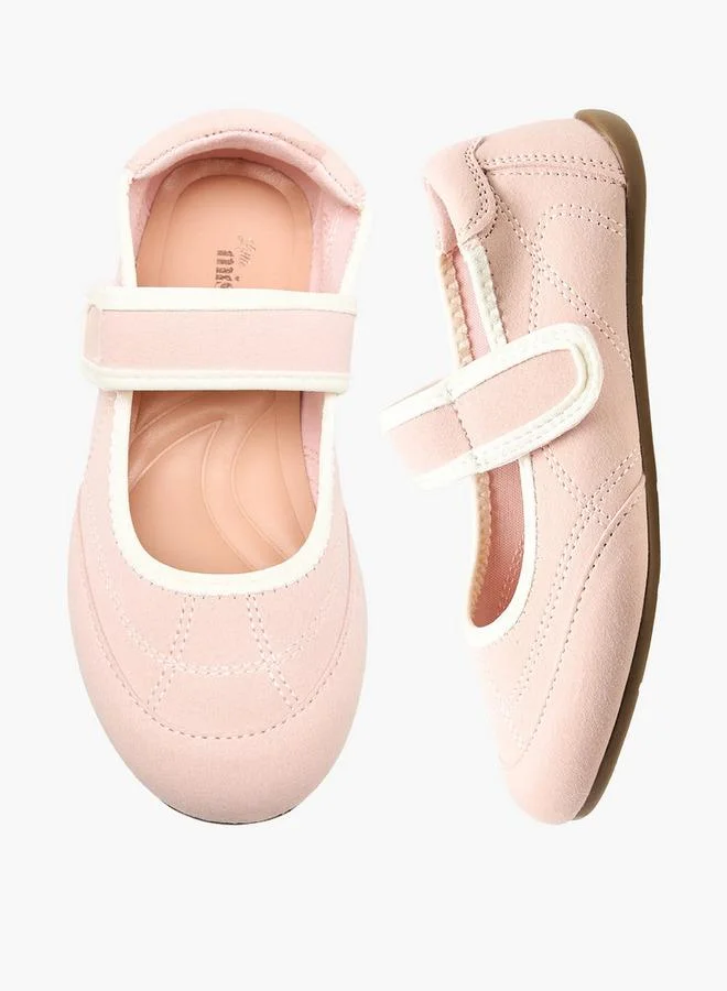 ليتل ميسي Girls Hook & Loop School Mary Jane Shoes