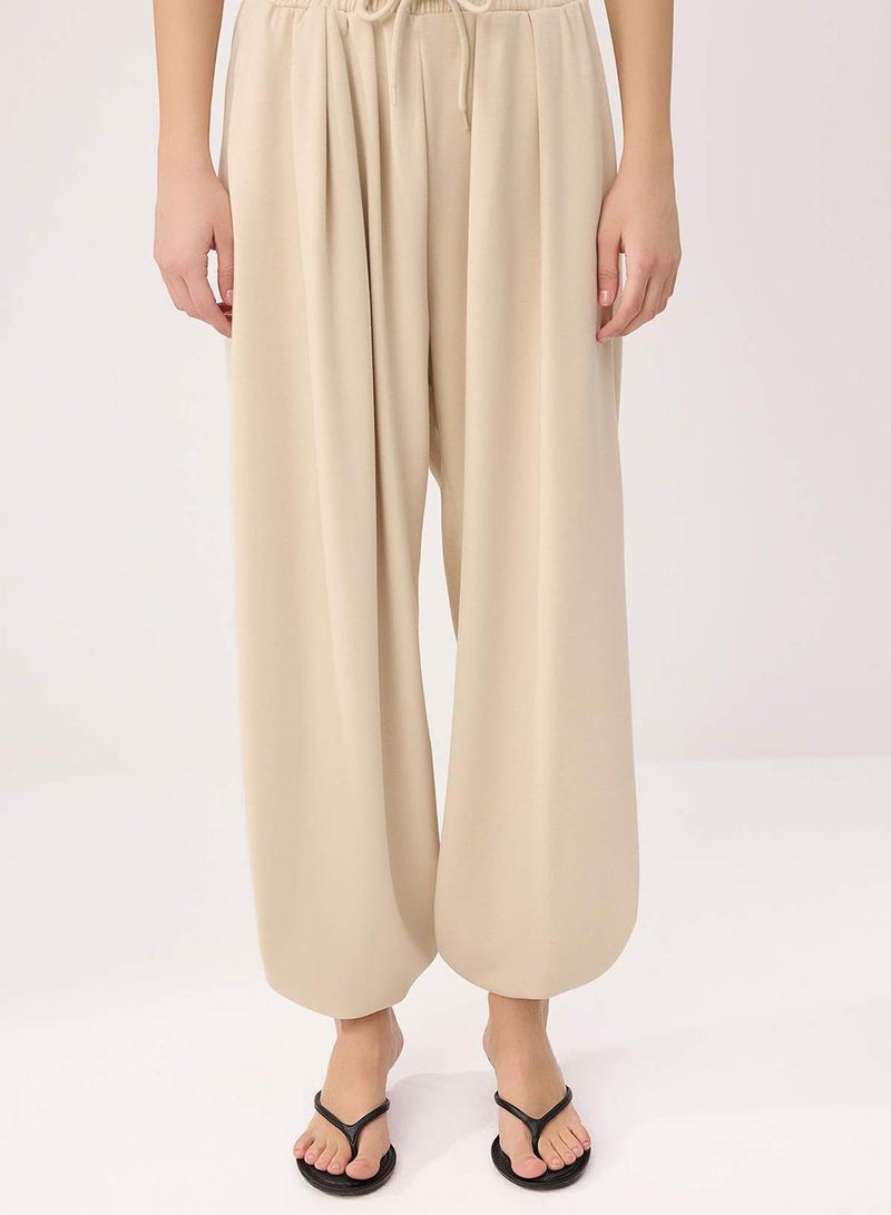 trendyol Taş Soft Touch Carrot/Shalwar Fit Flexible Knitted Sweatpants - Image 3