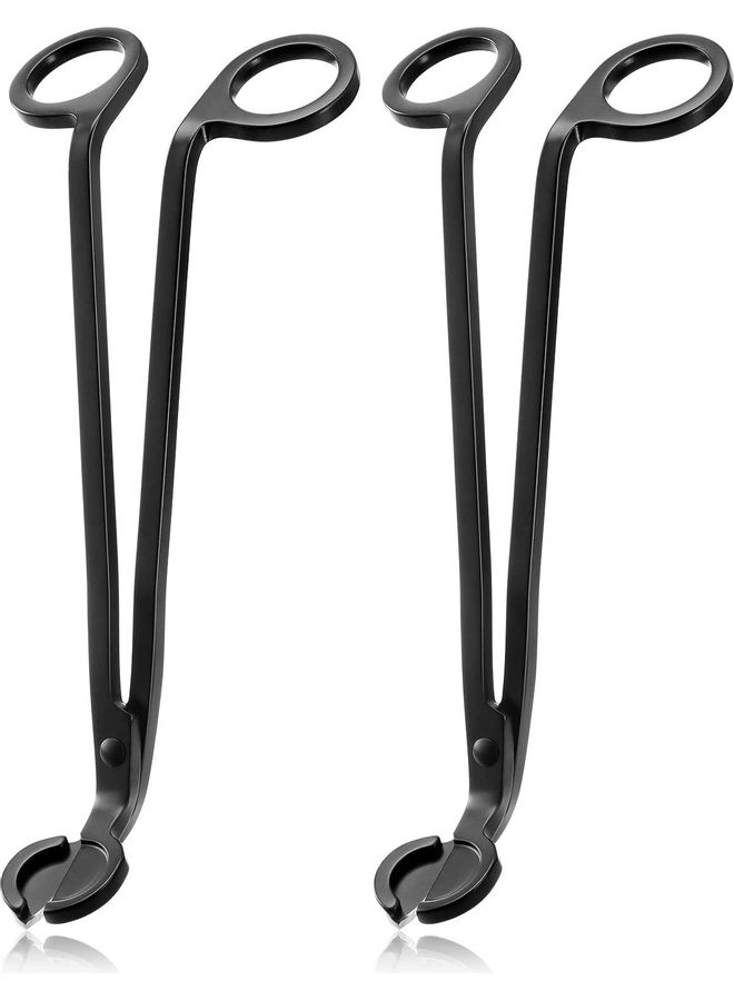 NIBEMINENT 2-Piece Candle Wick Trimmer Black - Image 1